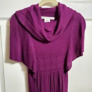 MAX STUDIO Plum purple knit dress Size Small